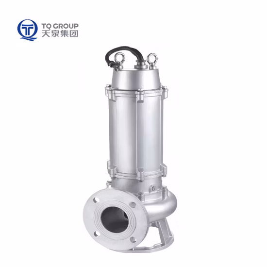 Bomba sumergible para aguas residuales de acero inoxidable Wqp 304/316/316L Tianquan